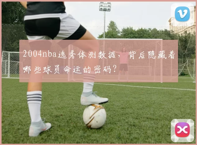 2004nba选秀体测数据，背后隐藏着哪些球员命运的密码？