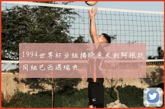 1994世界杯分组揭晓意大利阿根廷同组巴西遇瑞典